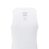 YAYA /Rib singlet with print at back, pure white