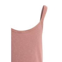 YAYA Singlet with mesh edge burlwood pink