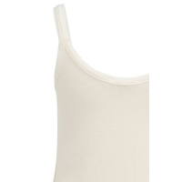YAYA Singlet met mesh rand beige