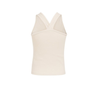 YAYA Singlet with fancy racerback cloud white