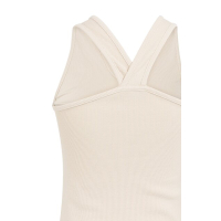 YAYA Singlet with fancy racerback cloud white