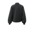 YAYA Fleece jacket with nylon bomber, oyster black