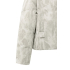YAYA Short printed padded nylon jacket, brown