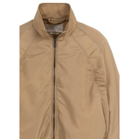 YAYA Short jacket with pleats tan brown