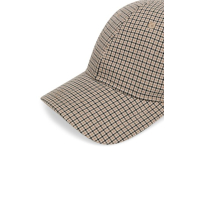 YAYA Pet met geweven ruitpatroon beige dessin