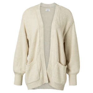 YAYA Slub yarn cardigan bone white YAYA Slub yarn cardigan bone white