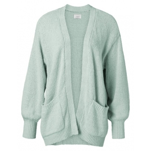 YAYA Slub yarn cardigan powder blue YAYA Slub yarn cardigan powder blue