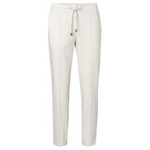 YAYA Jersey tailored trousers pebble YAYA Jersey tailored trousers pebble