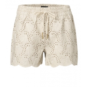 YAYA Shorts with broderie anglaise pebble YAYA Shorts with broderie anglaise pebble