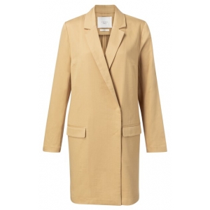 YAYA Cotton loose fit long jacket croissant YAYA Cotton loose fit long jacket croissant