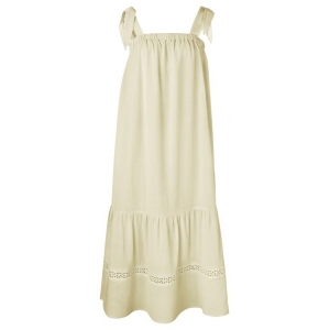 YAYA Voluminous maxi dress summer sand YAYA Voluminous maxi dress summer sand