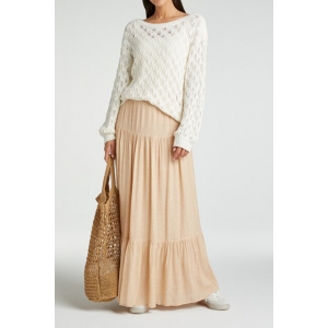 YAYA Printed maxi skirt frappe dessin YAYA Printed maxi skirt frappe dessin