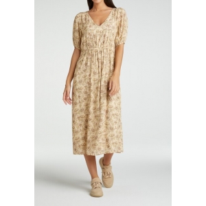 YAYA Printed maxi dress wheat dessin YAYA Printed maxi dress wheat dessin