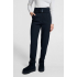 YAYA Woven high waist trousers, black