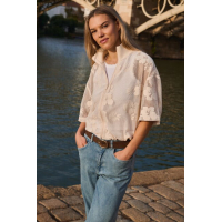 YAYA Denim broek mid blue denim