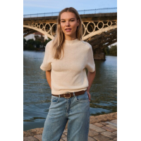 YAYA Denim broek mid blue denim