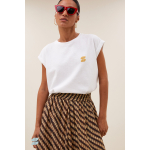 By-bar tobi flame logo top, bright white