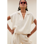 By-bar zia blouse, cream