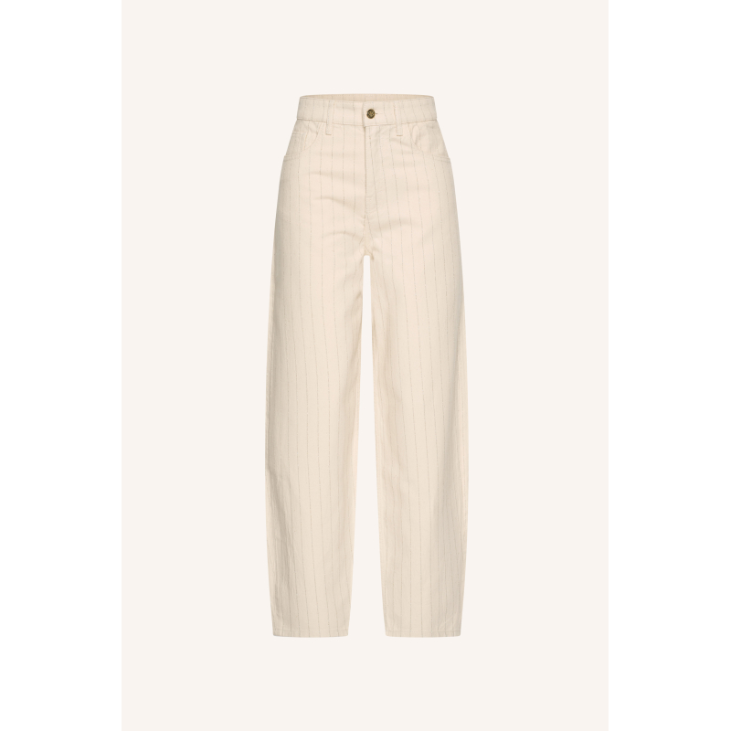 By-bar lew silver stripe pants, silver stripe
