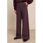 Studio Anneloes Lexie bonded trousers aubergine