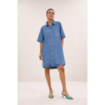 By-bar lexia denim dress, medium denim