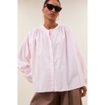 By-bar nyka pinstripe blouse, pink pin stripe
