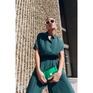 By-bar Karly viscose blouse, dried basil