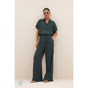 By-bar Benji viscose pants, dried basil