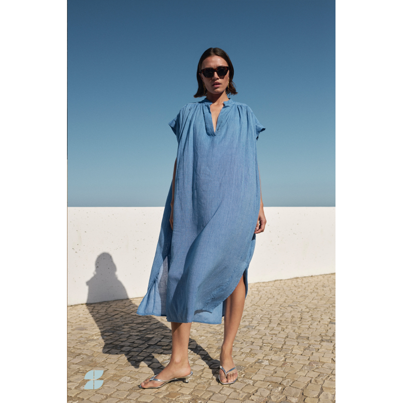 By-bar bodin athia dress, sapphire blue