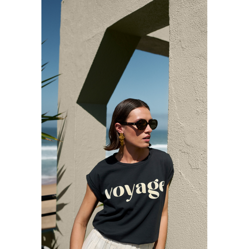 By-bar tobi voyage top, jet black