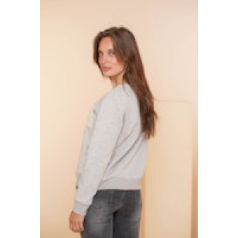 Geisha sweat "New York", grey melange