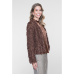 Geisha vest hairy brown