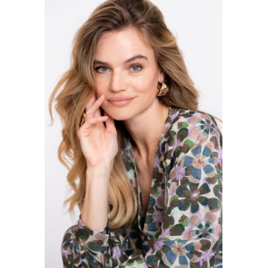 Geisha Blouse flowers
