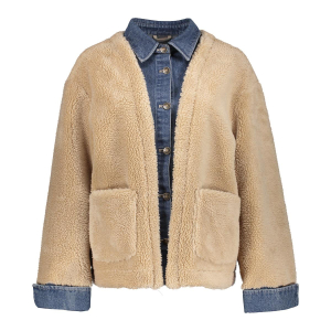 Geisha Jacket denim & teddy
