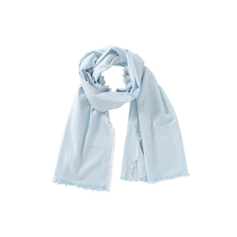 YAYA stripe scarf, ice melange