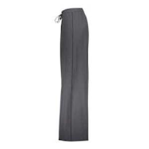 Geisha pants flair + piping, mid grey/black