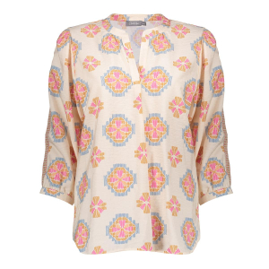 Geisha top, sand/pink