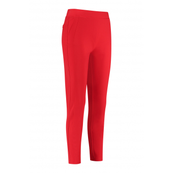 Studio Anneloes  BLAIR BONDED TROUSERS - RED