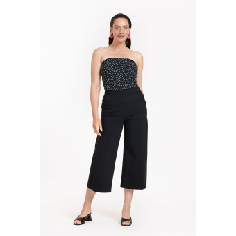 Studio Anneloes LEXIE BONDED CULOTTE - BLACK