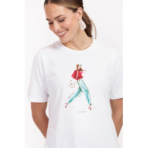 Studio Anneloes  Klaasje print tshirt - white