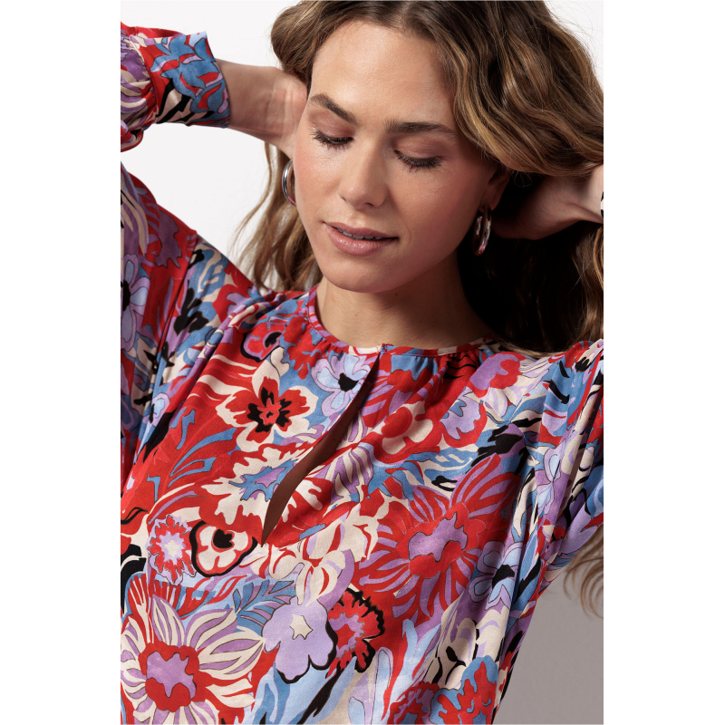 Studio Anneloes  Babs flower blouse - multi color