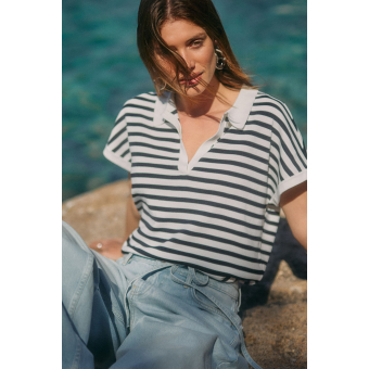 Studio Anneloes  Drew stripe ssl pullover