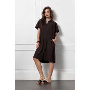 Studio Anneloes Louna blouse dress - espresso Studio Anneloes Louna blouse dress - espresso