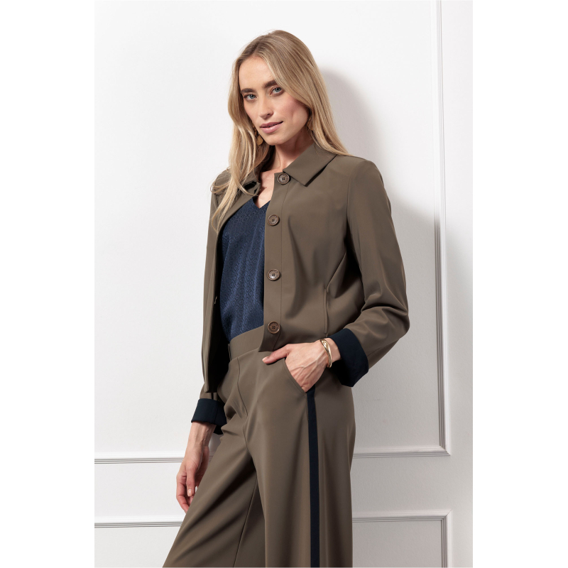 Studio Anneloes  Hilly bonded jacket - new army