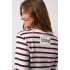 Studio Anneloes  Annika stripe ls tshirt - off white/bordeaux