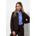 Studio Anneloes  Jessa waffle jacket - espresso