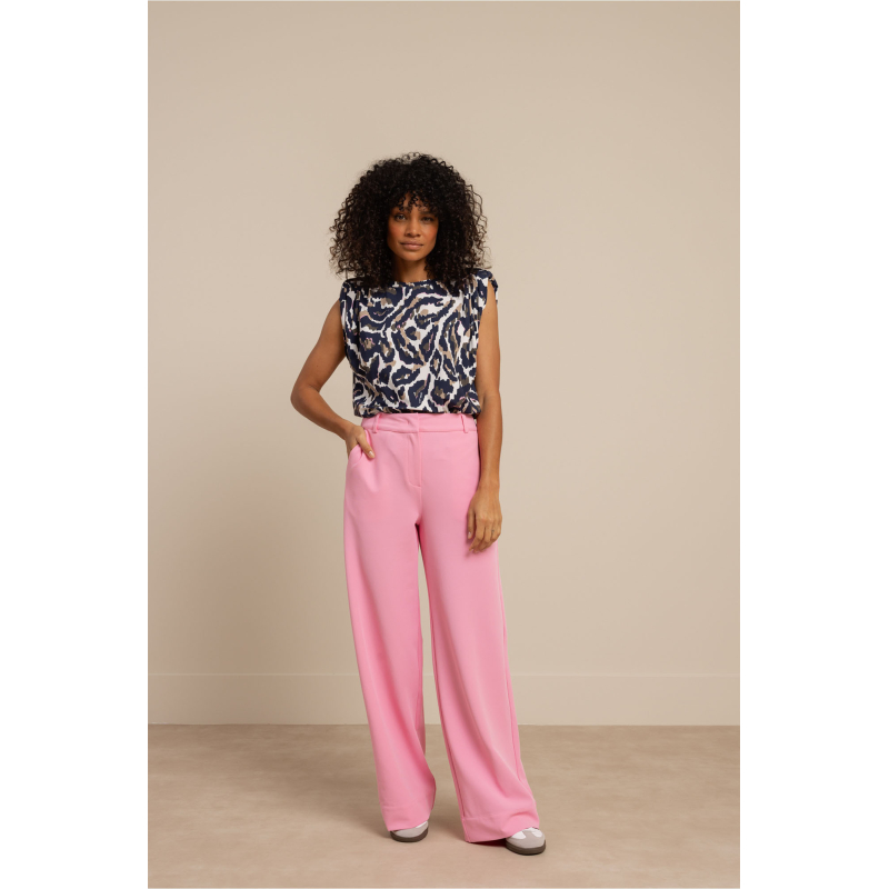 Studio Anneloes Luz twill trousers - pop pink