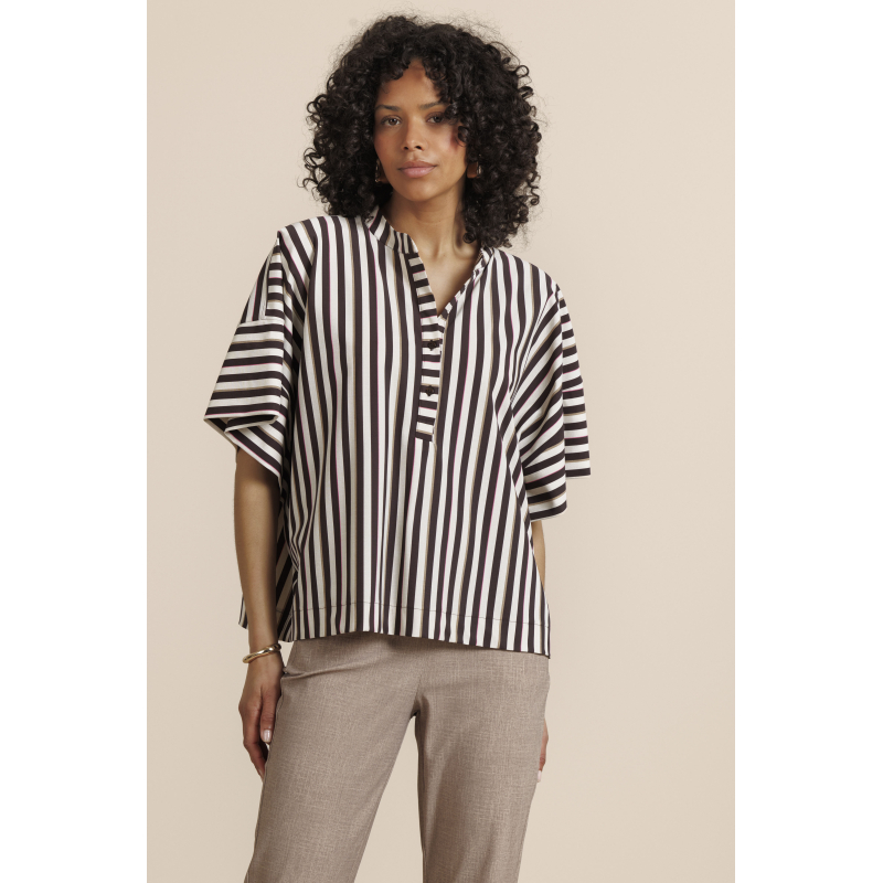 Studio Anneloes Laureen stripe blouse - multi color