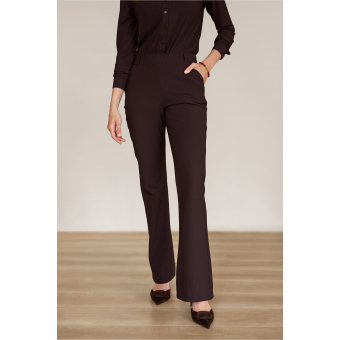 Studio Anneloes  Flair bonded trousers expresso