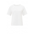 YAYA T-shirt with braided details, pure white